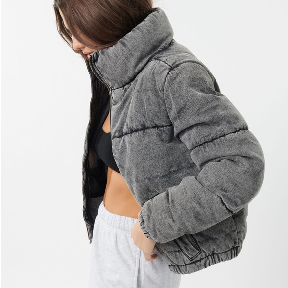 *SOLD* Garage Denim puffer jacket - Picture 2 of 5